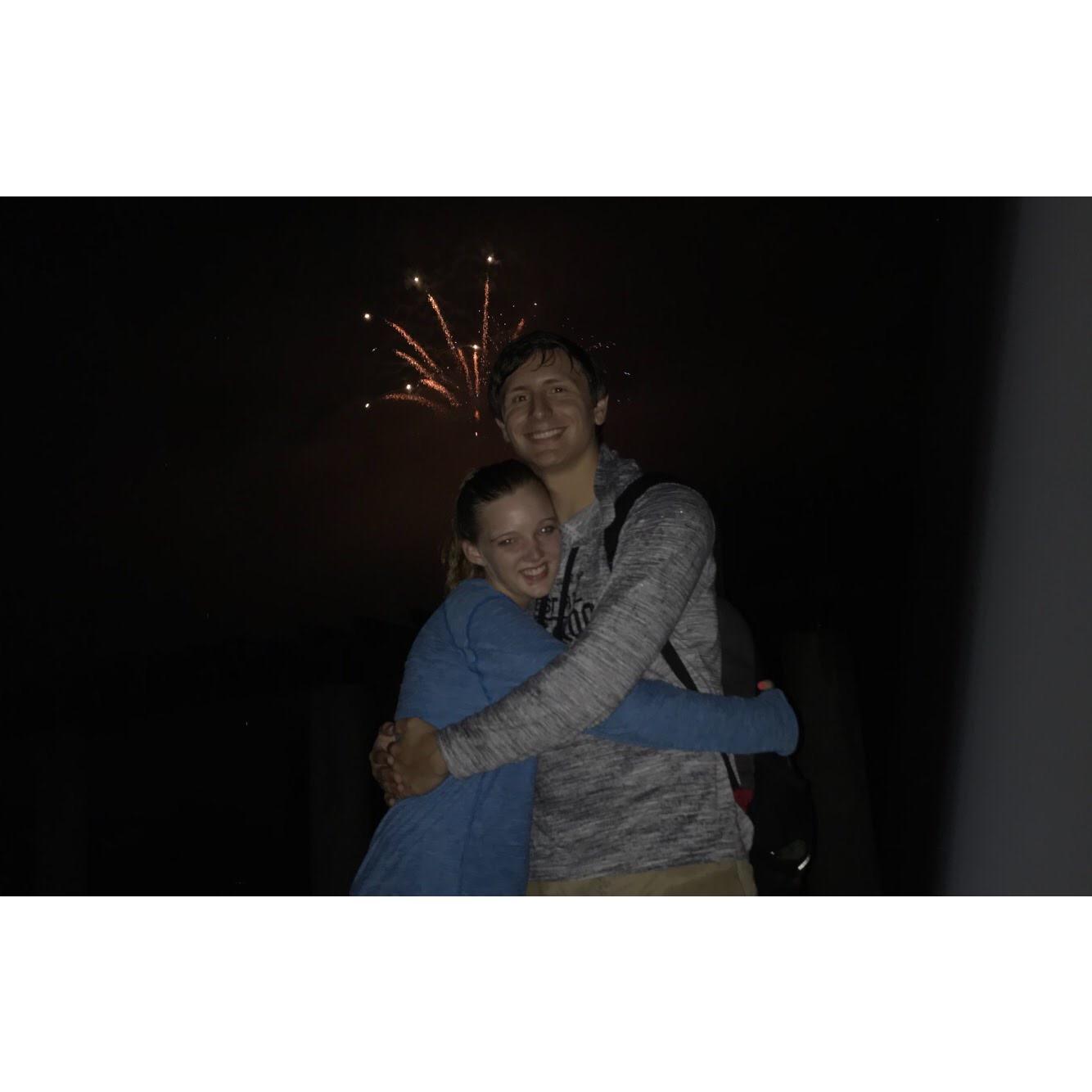 This picture was taken on July, 4th, 2017. The first night we said "I love you" to each other!