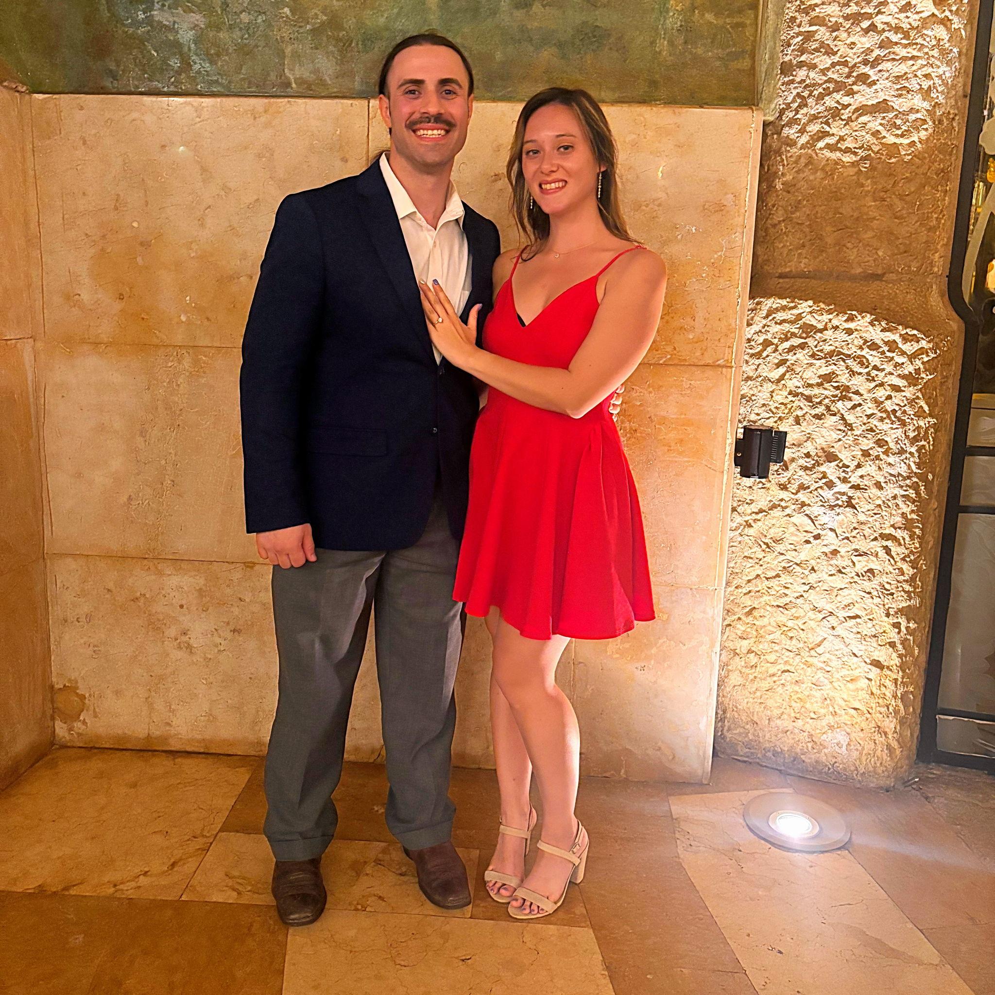 Our Engagement Night at Casa Mila in Barcelona