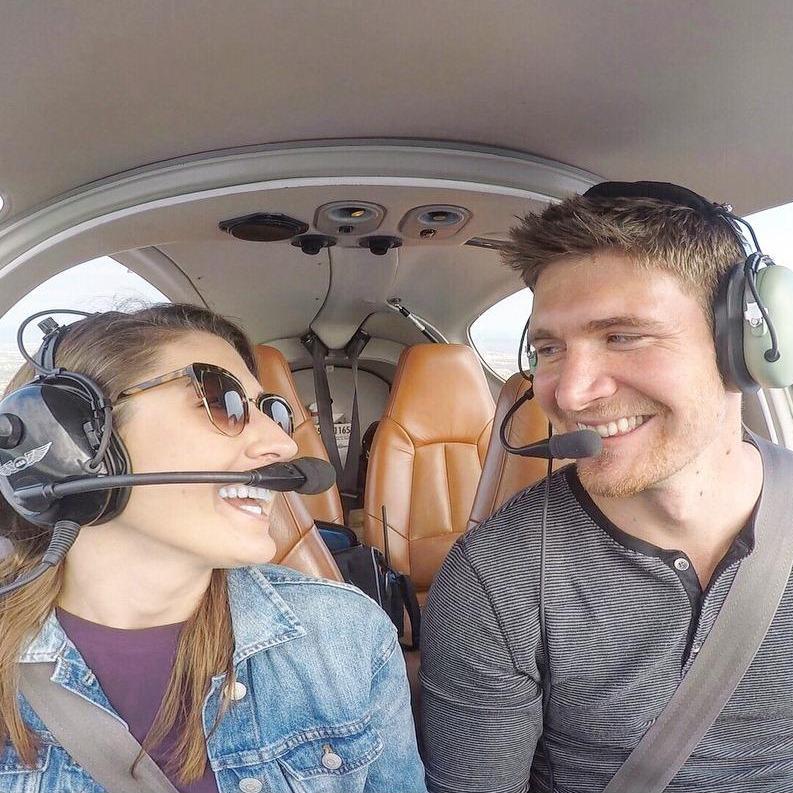 "My favorite co-pilot"-Zak (obviously)