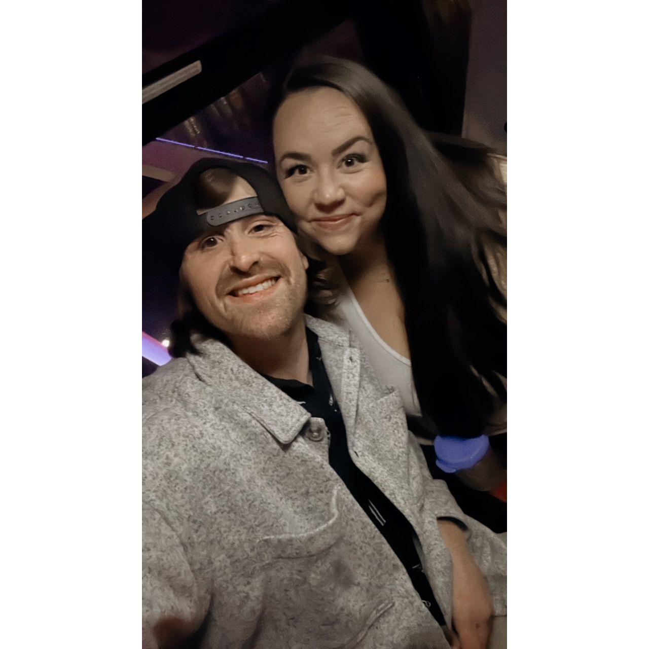 The night we got engaged