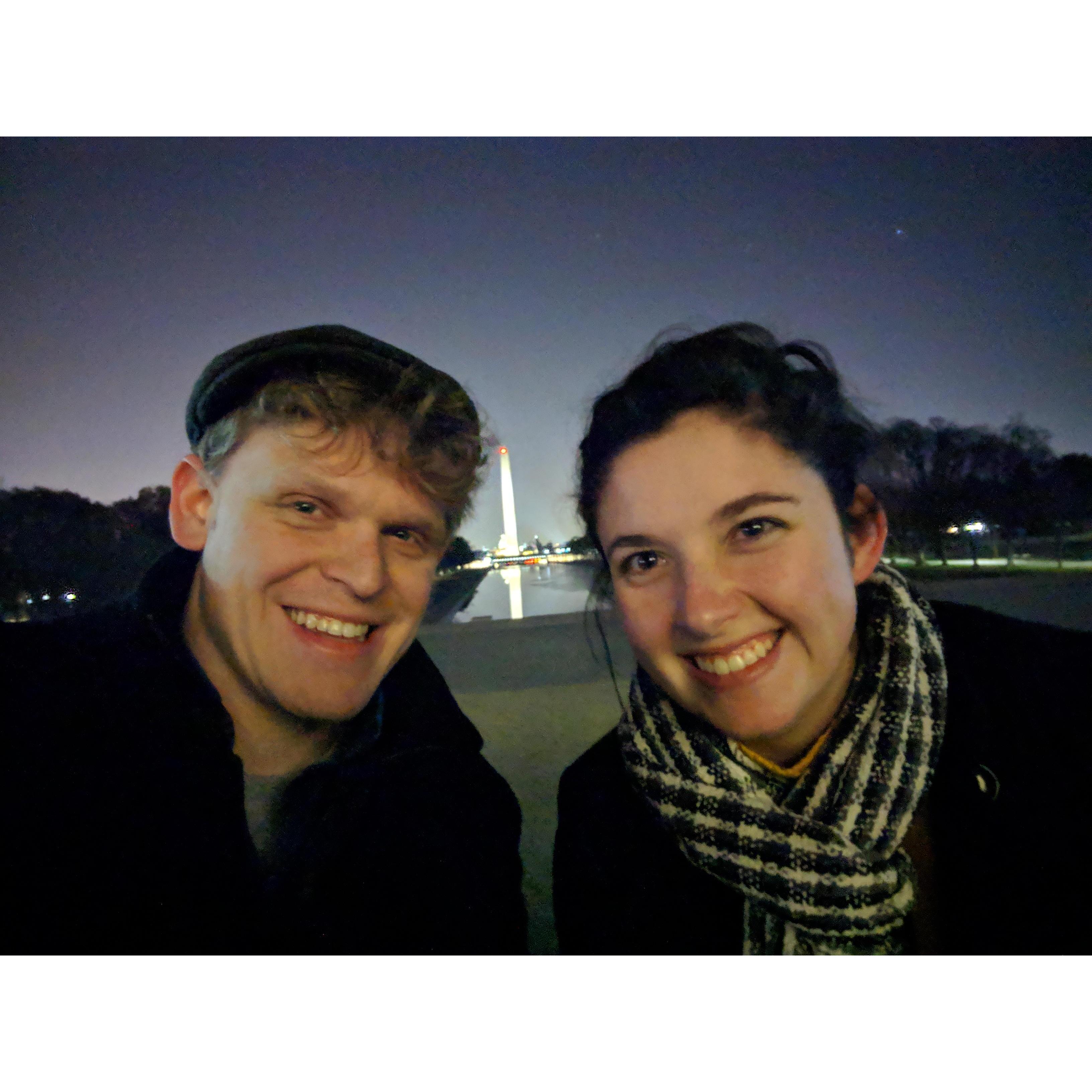 Touring Washington DC - winter 2018