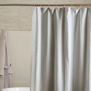 European Linen Shower Curtain - Mist