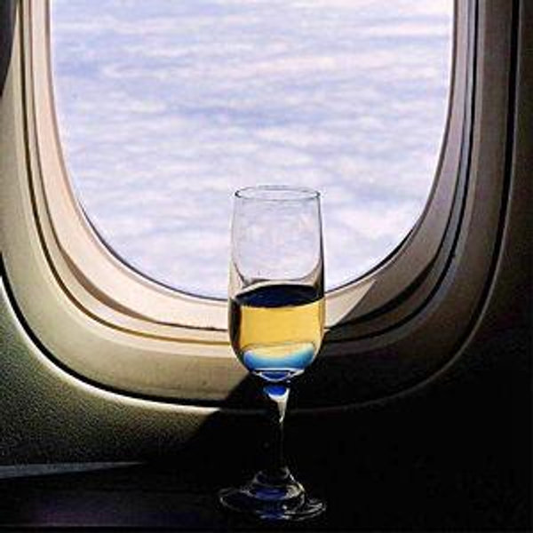 wine on the plane! Credit Card option