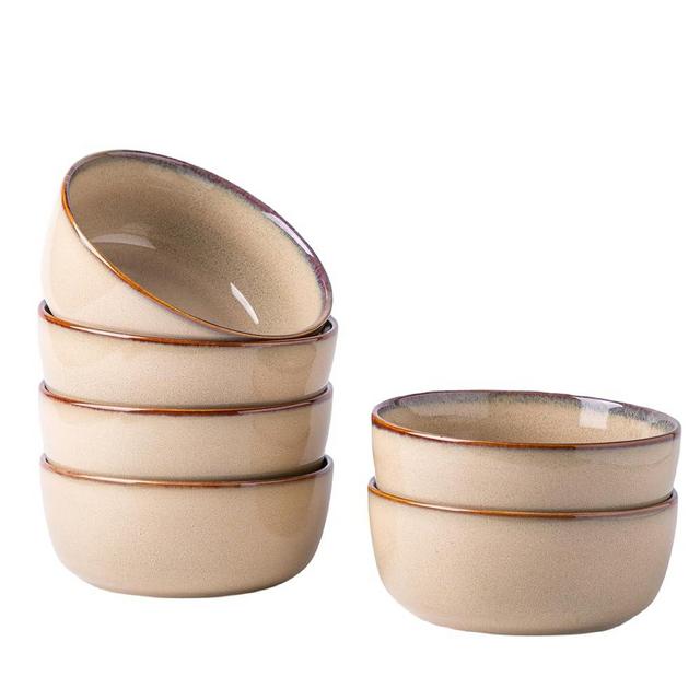 AmorArc Cereal Bowls Set of 6 for Kitchen, 26oz Stoneware Soup Bowls Set for Cereal Soup, Modern Kitchen Bowls for Meal, Dishwasher &Microwave Safe