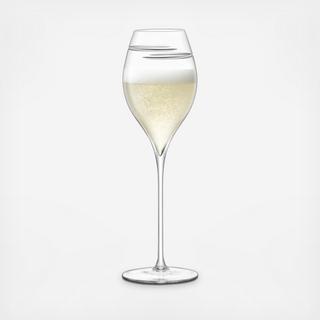 Verso Champagne Tulip Glass, Set of 2