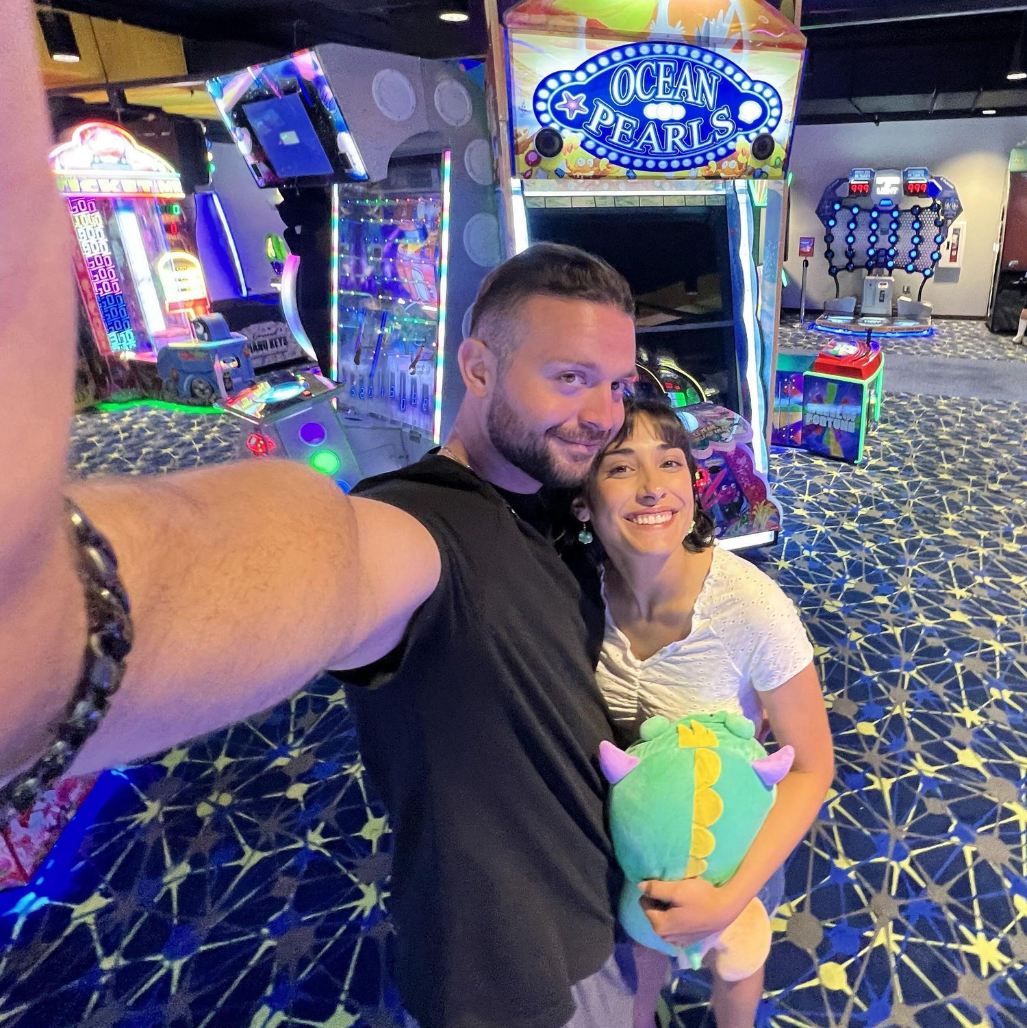 Our first date at Round One