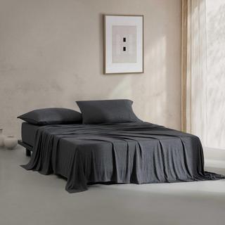 Modern Melange Cotton 4-Piece Sheet Set