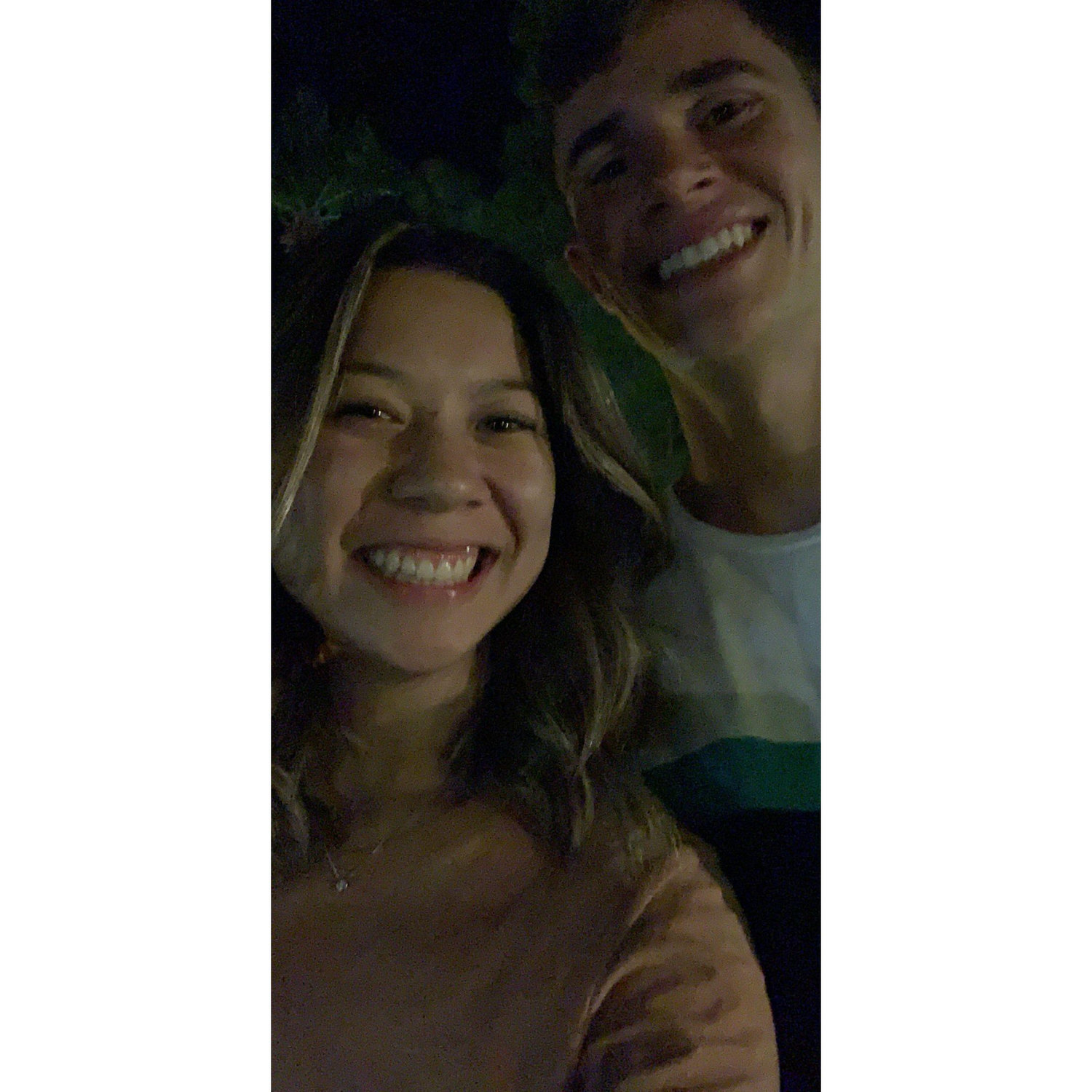 One of our very first photos together. September 20, 2019 we were on a mini golf "double date" with Marina's roommates