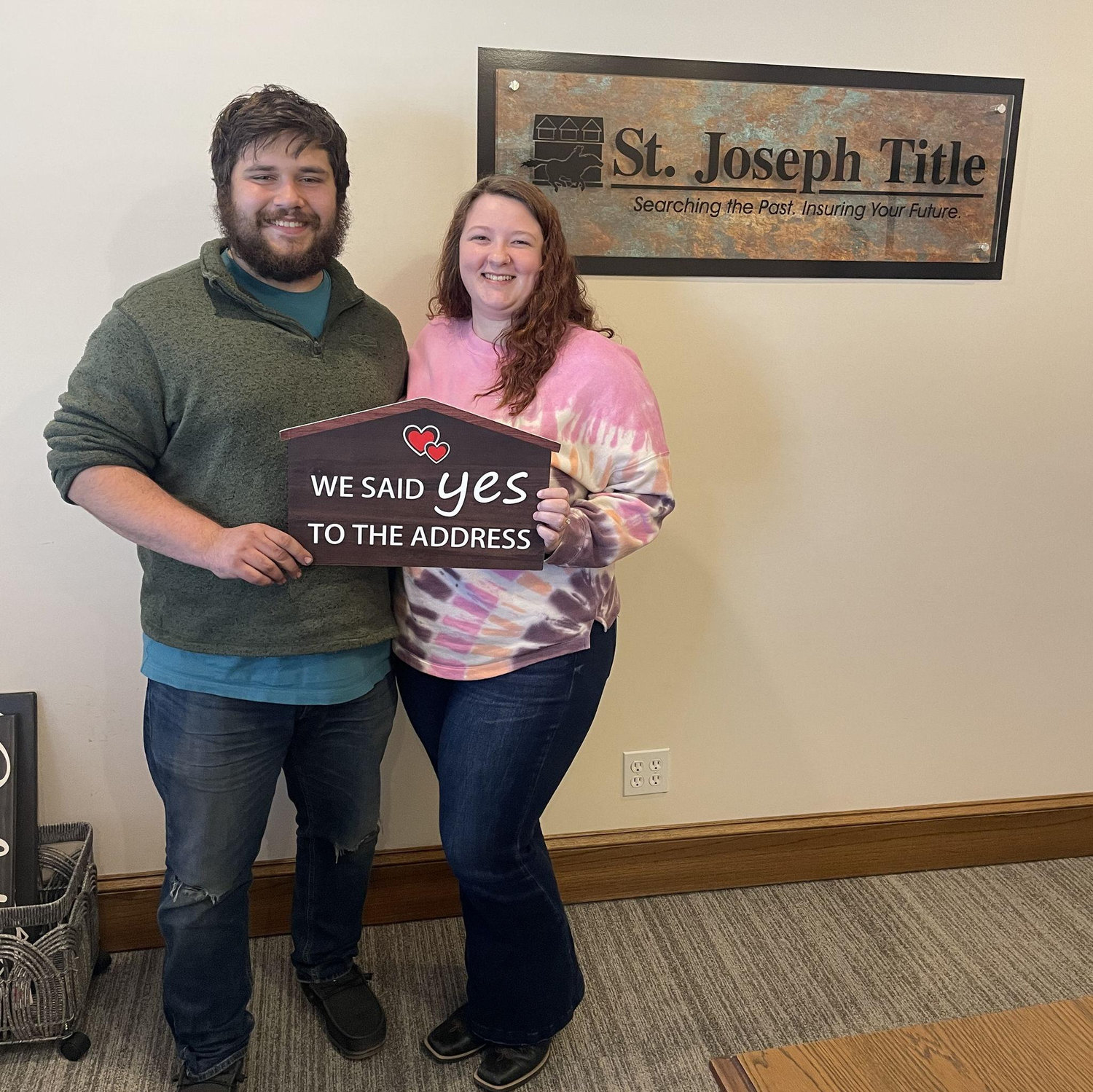 The day we closed on our house!