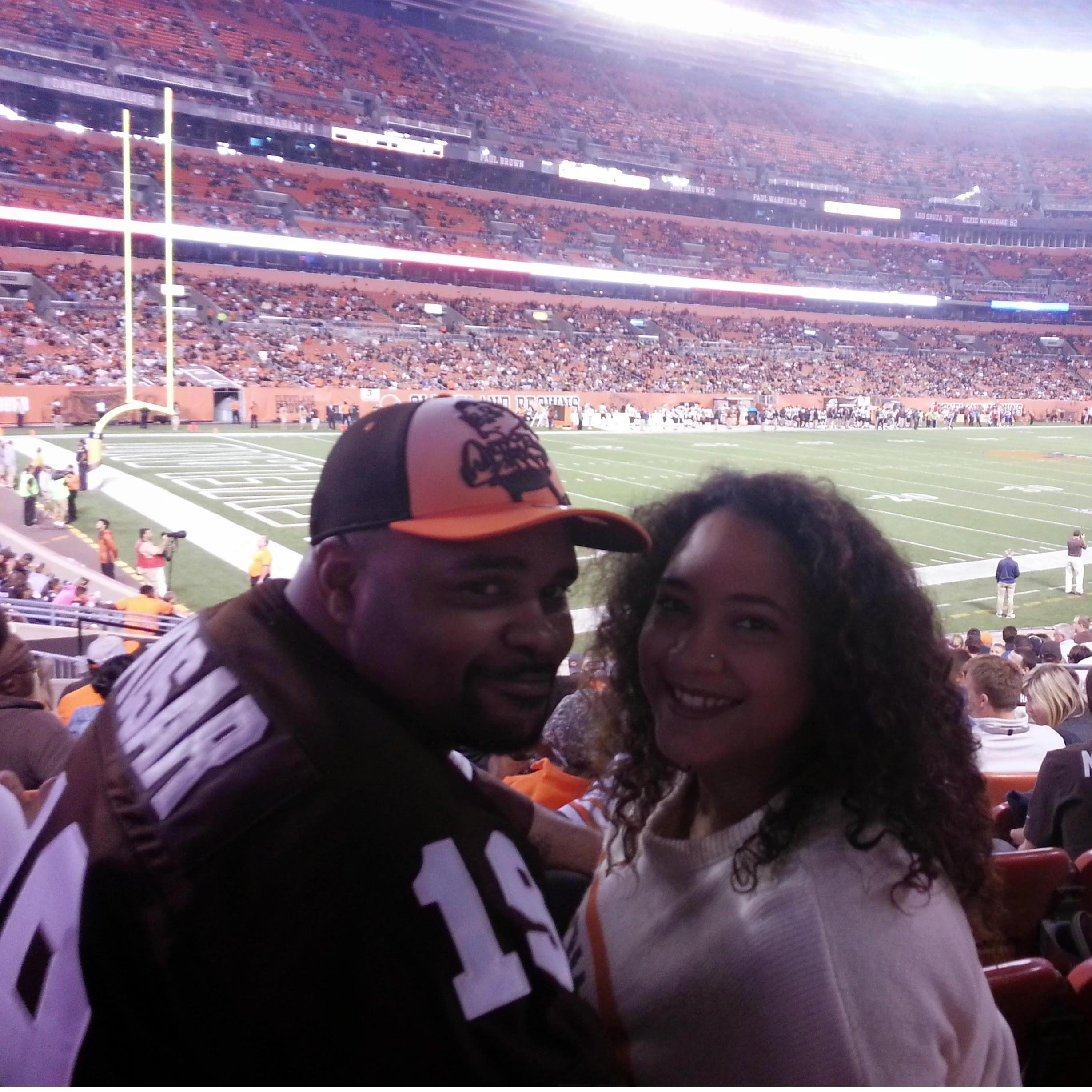Our mutual love of all Cleveland sports teams made for early bonding activities and convo.