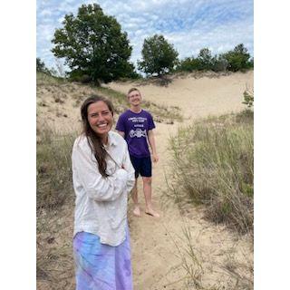 Taken right after jumping into VERY cold Lake Michigan water