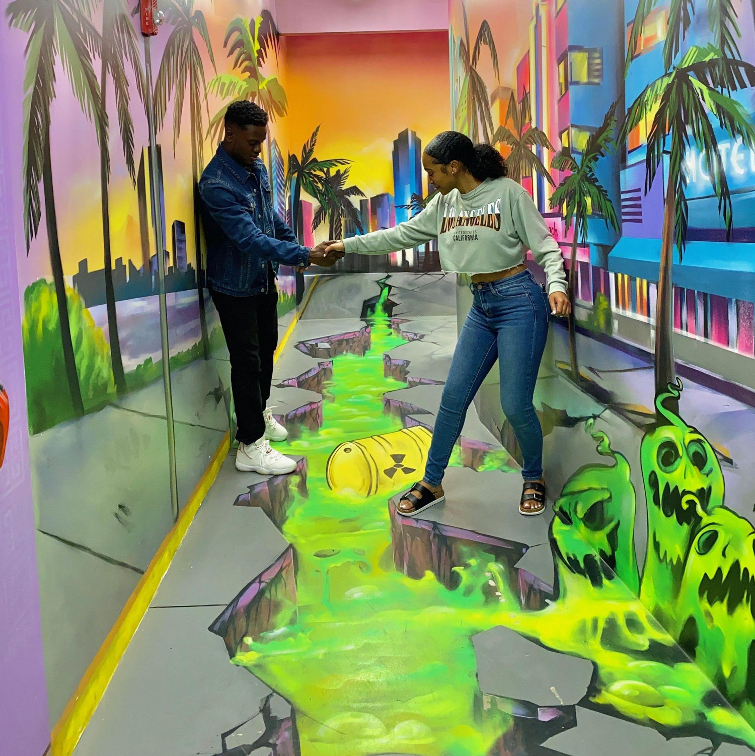 Our Second Date At Museum of Illusions 8.1.2020