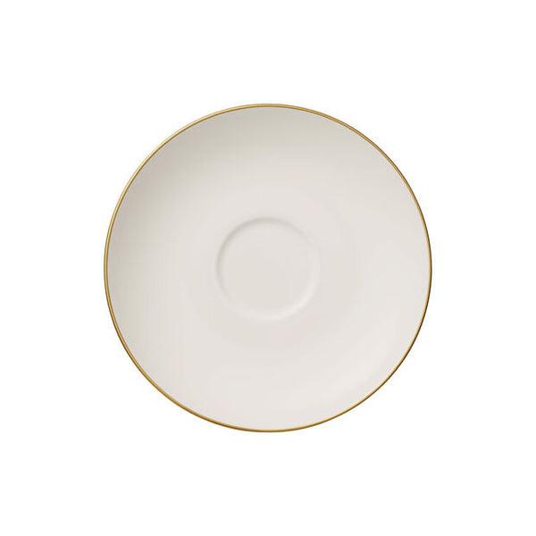 Set of 4 Villeroy and Boch Anmut Gold Tea / Coffee Saucer