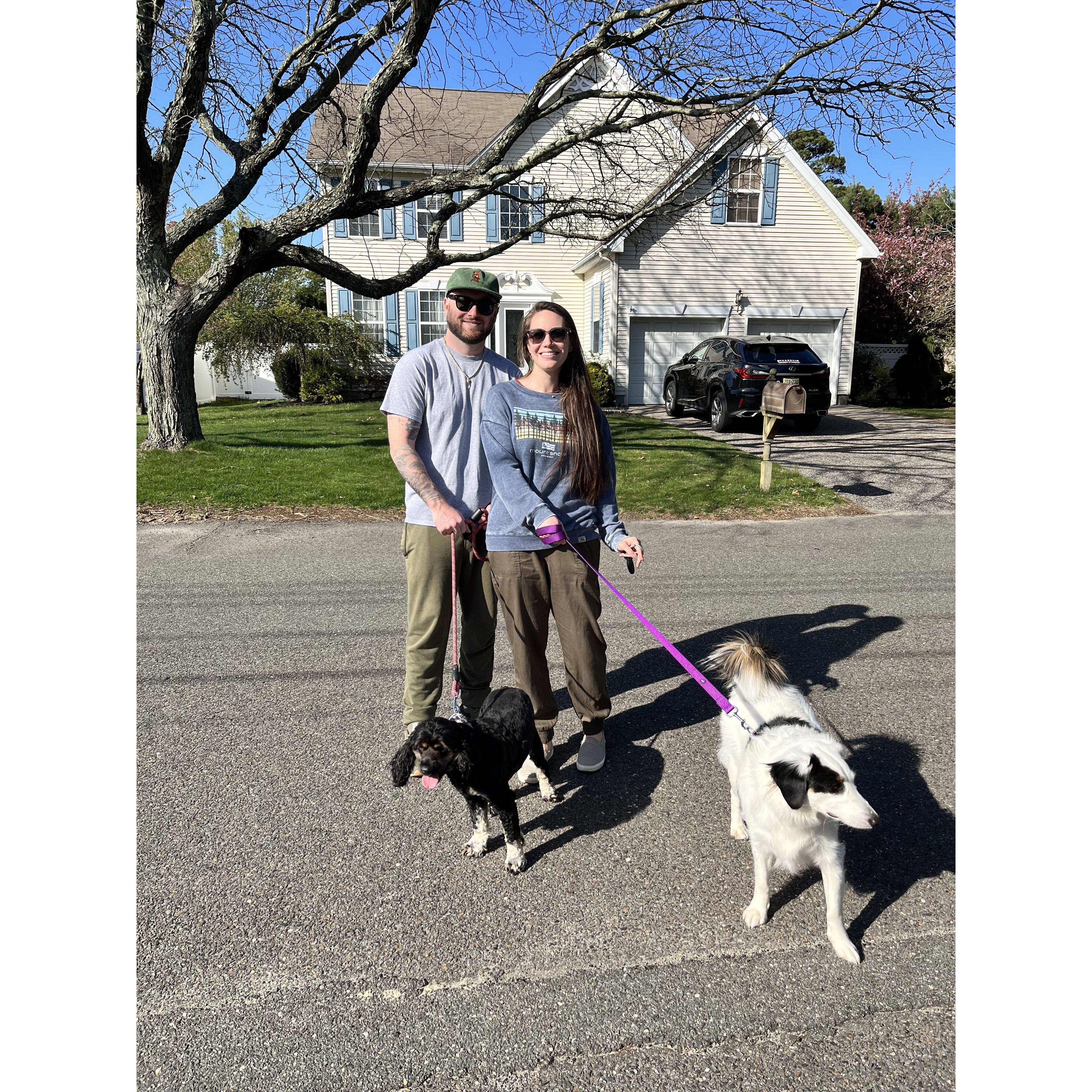 Walkin the doggies
