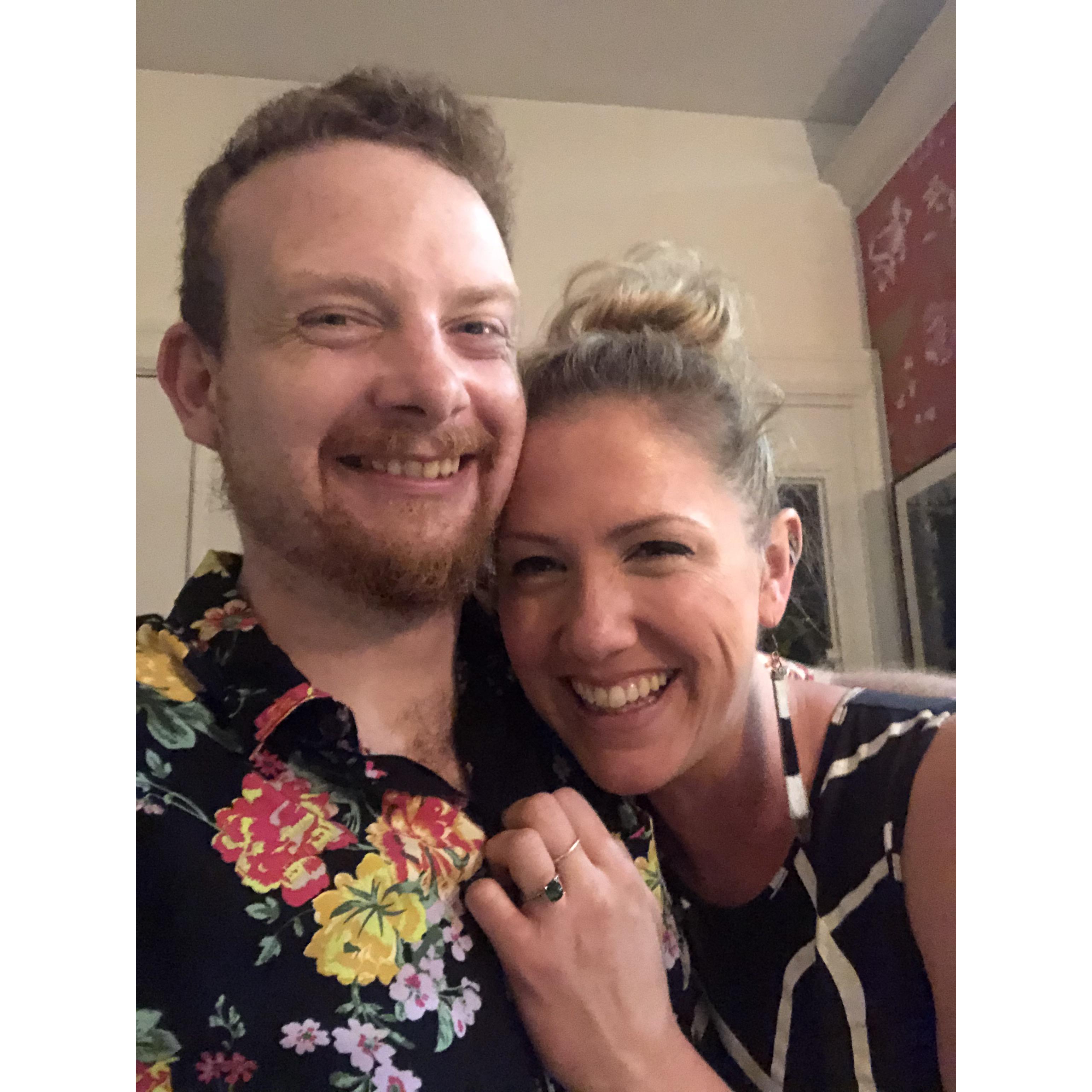 The night we got engaged