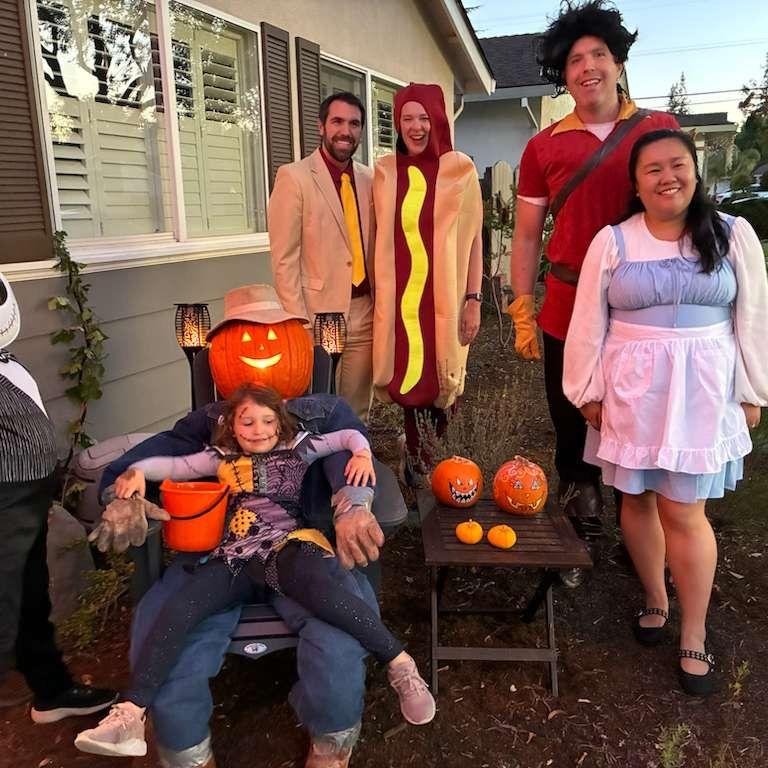 Halloween shenanigans with Ben's family 2025