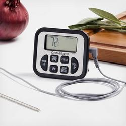 FANTAST Meat thermometer/timer, digital black - IKEA