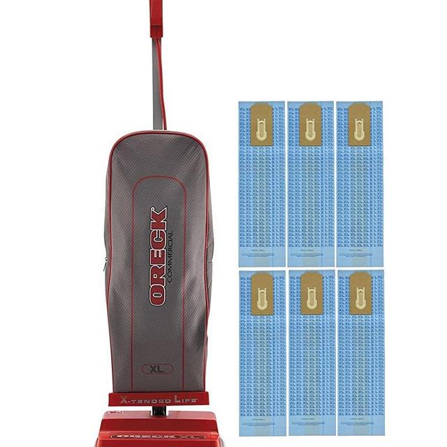 Oreck Commercial U2000RB-1 Commercial 8 Pound Upright Vacuum with EnduroLife with 6 Oreck Bags