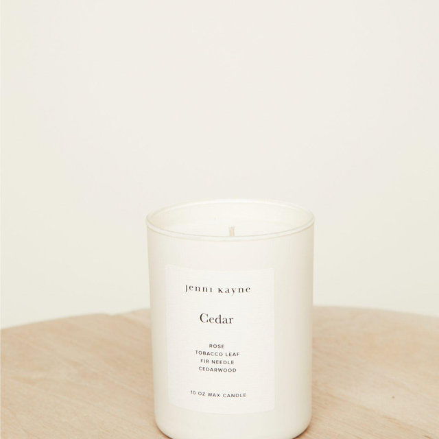 Cedar Glass Candle