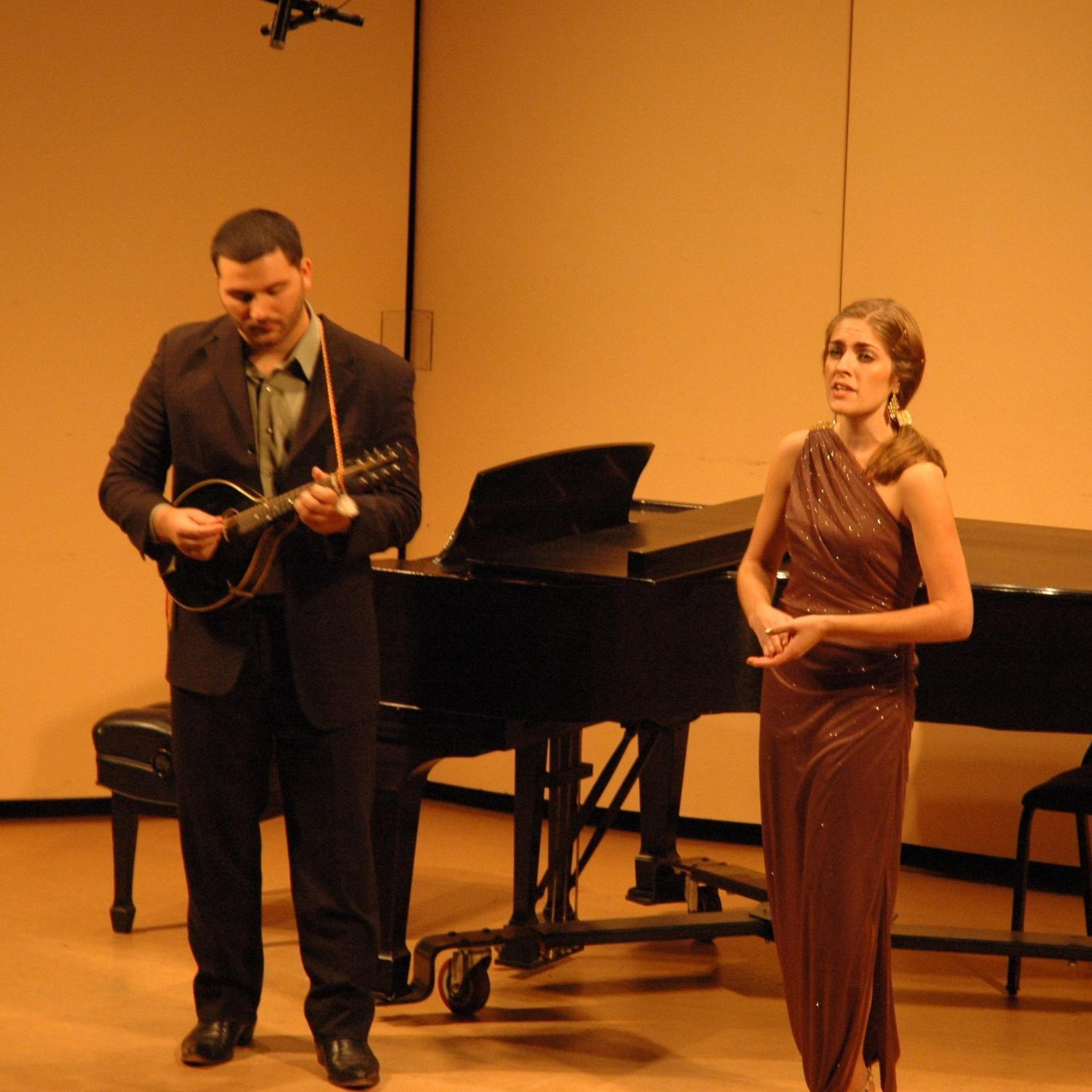 Collaborating on Dana's senior recital at Hartt.