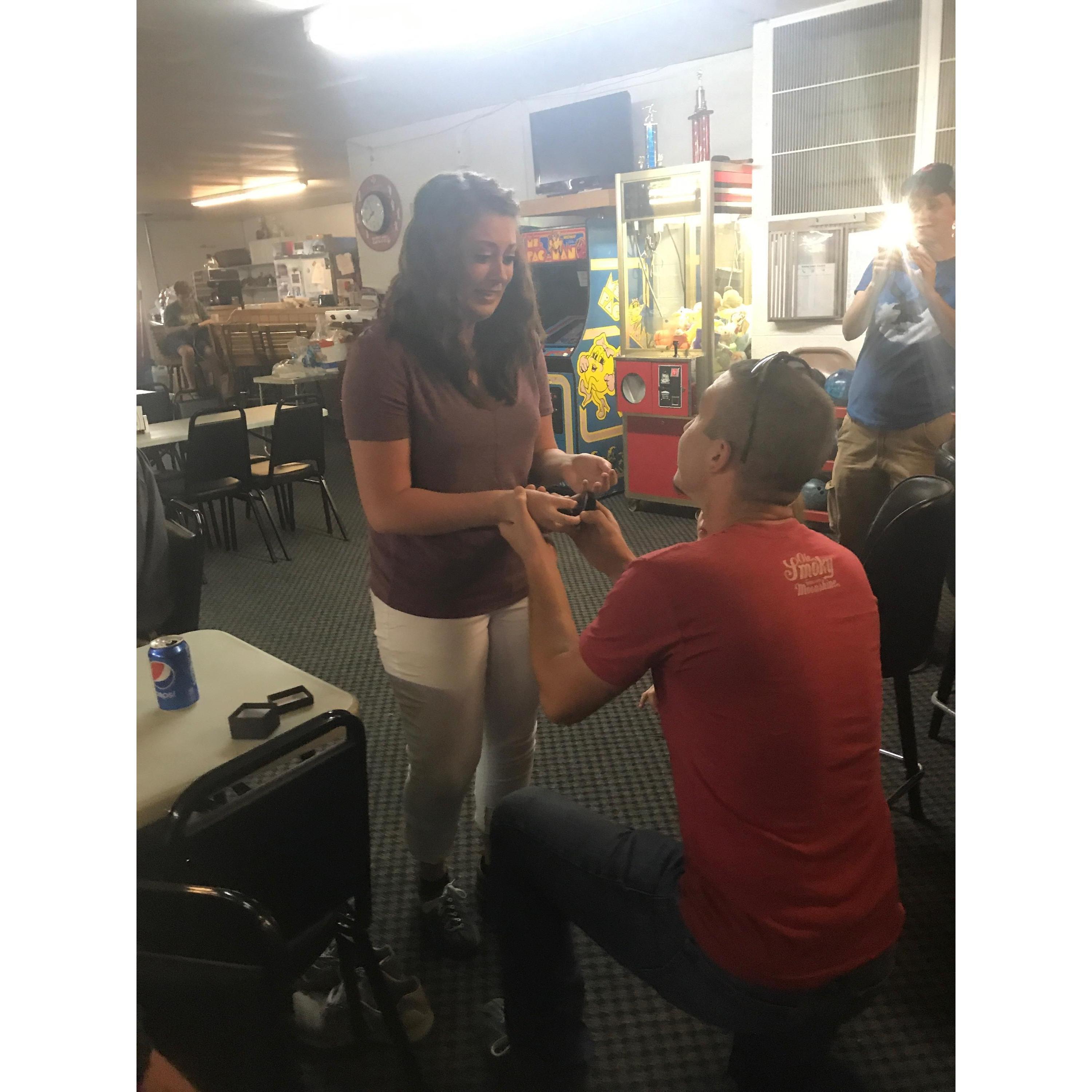 8.11.18 The day our lives changed... Now we're planning a wedding!!!!!!!