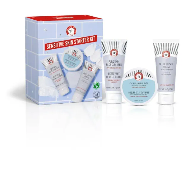 FIRST AID BEAUTY Women's Sensitive Skin Starter Kit, Cleanse, Exfoliate and Hydrate - 3pc - Ulta Beauty