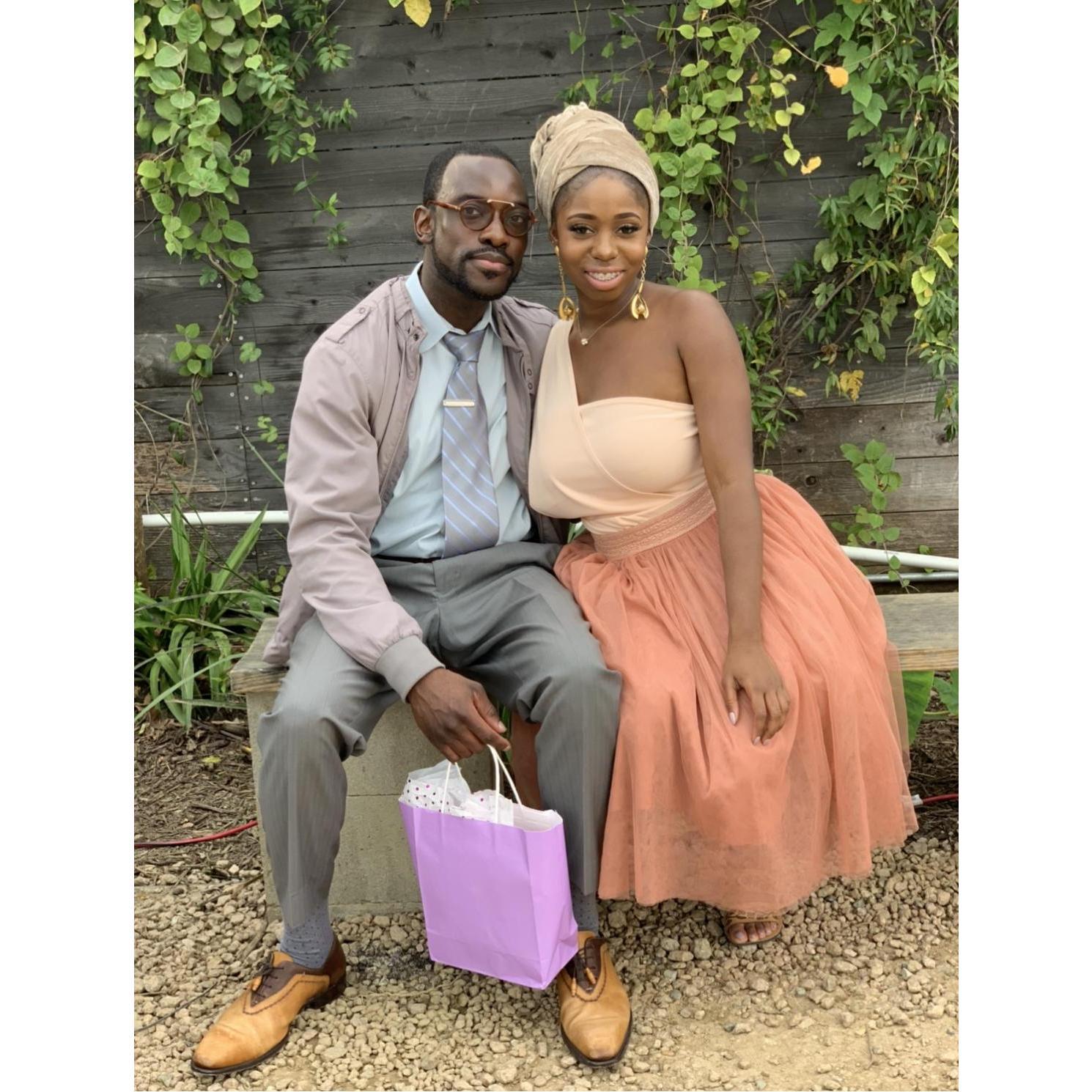 What are those? Lol, just kidding! Kofi came to visit Kemishia at an event she was hosting!
03/09/2019
