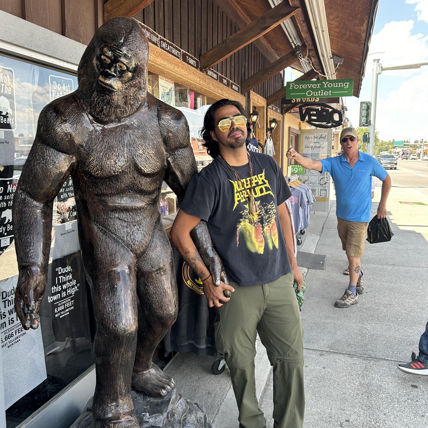 Spending time with family in Yellowstone in the summer of 2024