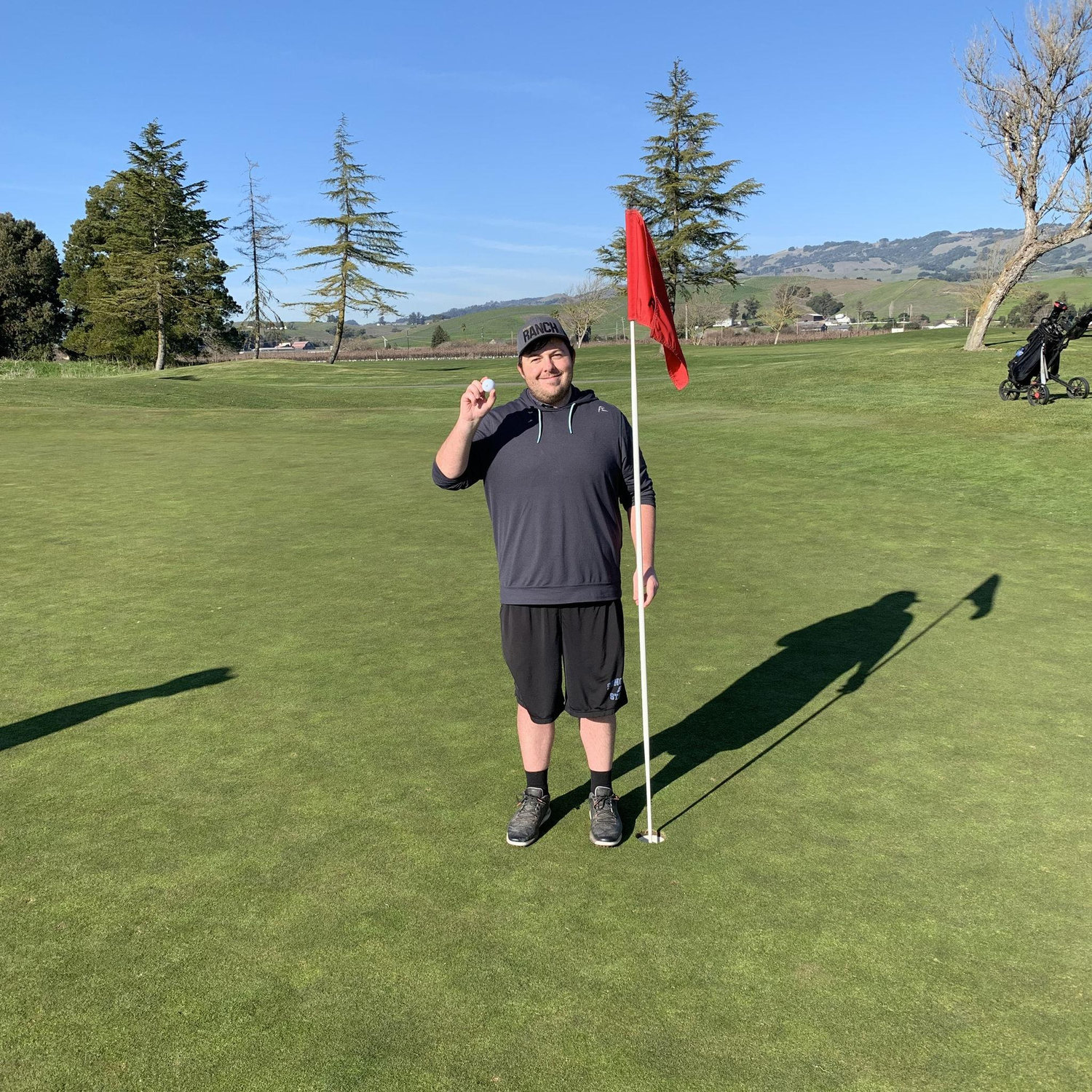 "Can we add my hole in one picture?"