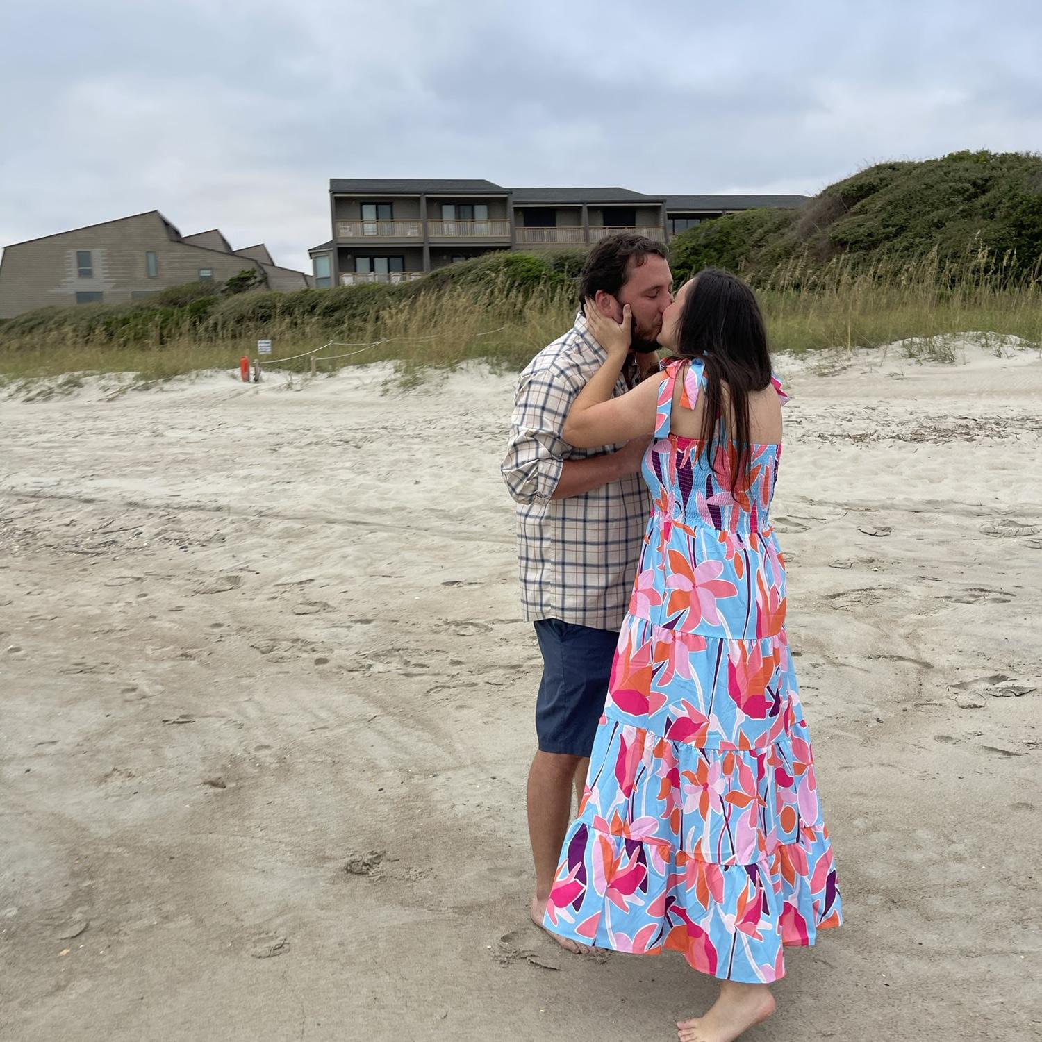 The day Tanner proposed! Atlantic Beach, NC