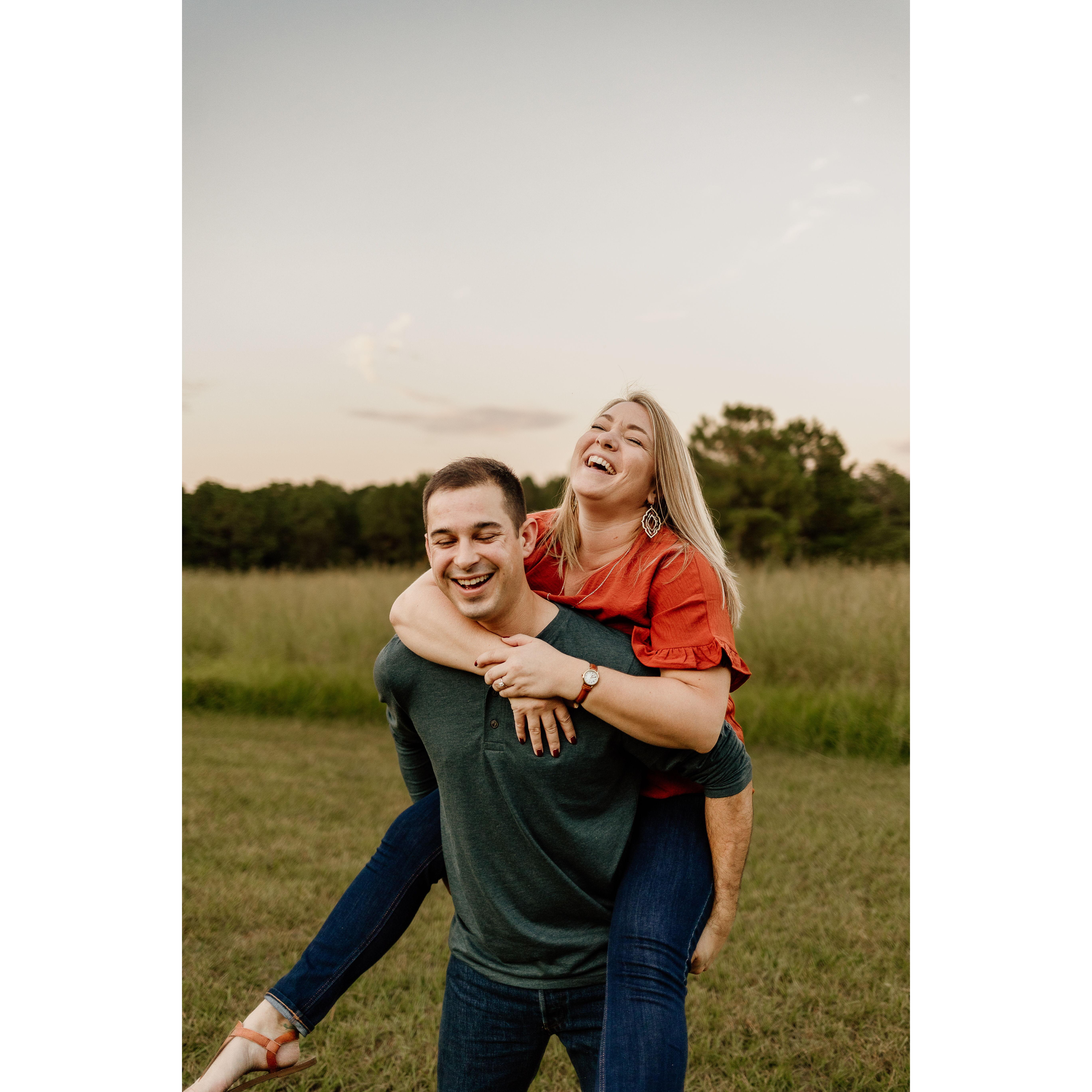 Always making each other laugh.