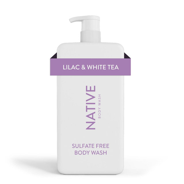 Native Lilac & White Tea Body Wash Pump - Lilac & white tea Scent - 36 fl oz