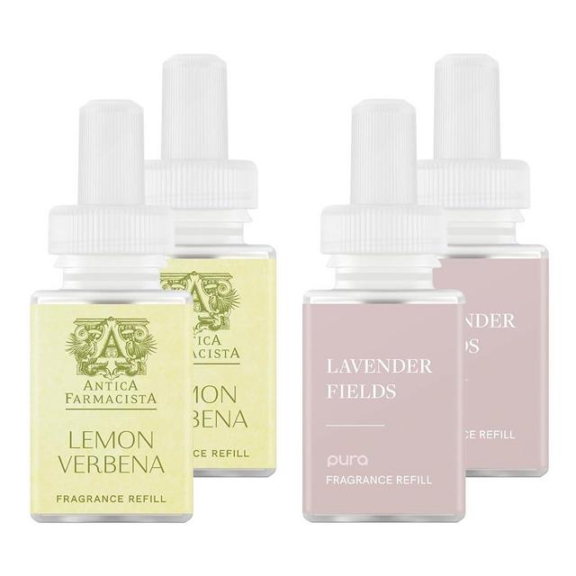 Pura Smart Fragrance Bundle - Pura and Antica Farmacista - Fragrance for Pura Smart Home Air Diffuser - Room Freshener - Includes Lavender Fields & Lemon Verbena