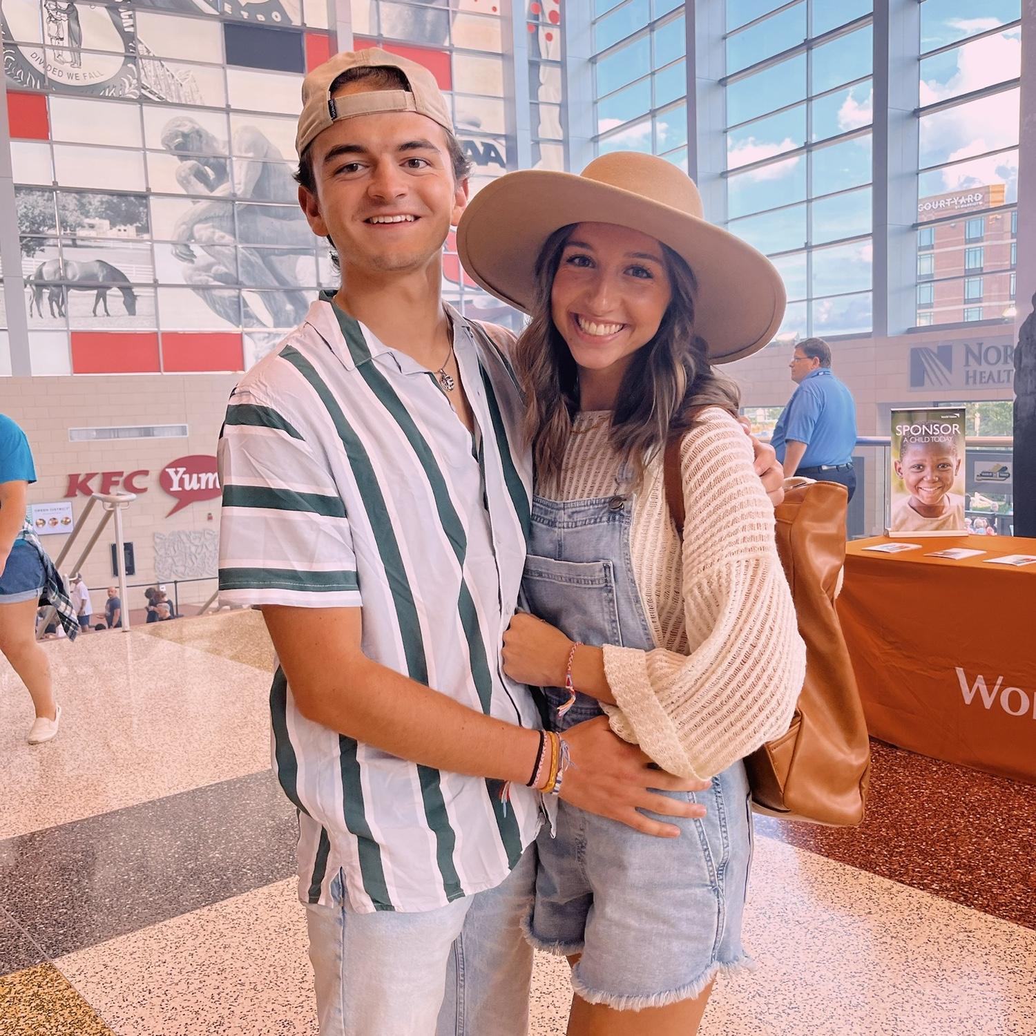 Our first concert together! Now concerts are our favorite thing to do!!