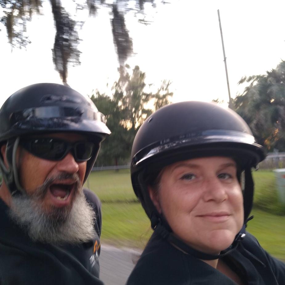 Epic rides! Do you think he looks scared?