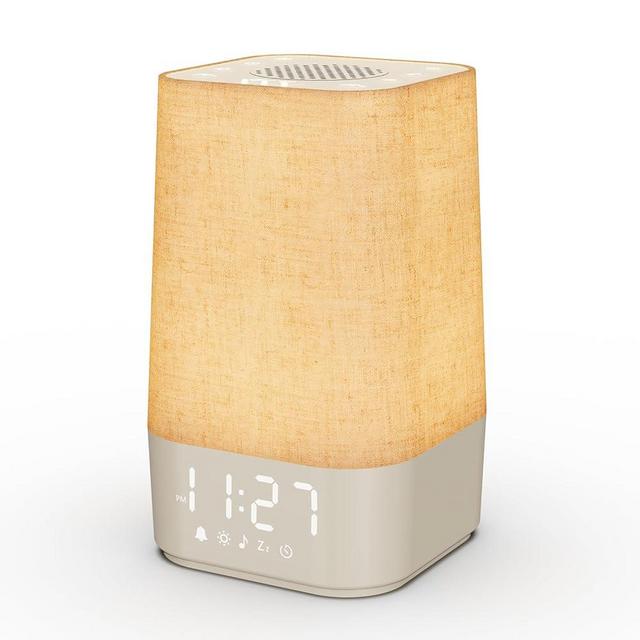 Wkzay White Noise Sound Machine: 30 Soothing Sounds, Sunrise Alarm Clock for Gentle Wake Up, Adjustable Volume & Night Light, Timer, Ideal for Adults, Kids and Babies - Easy to Sleep, Relax, Focus