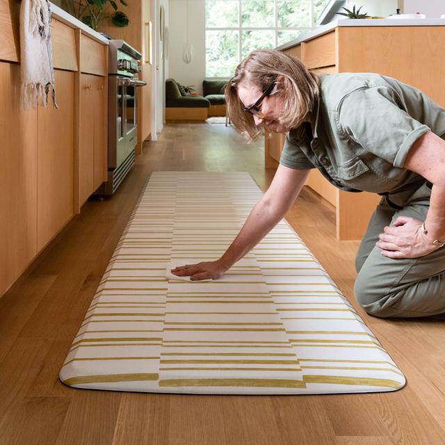 Nama Standing Mat | Nara Stripe - Natural - 20x48