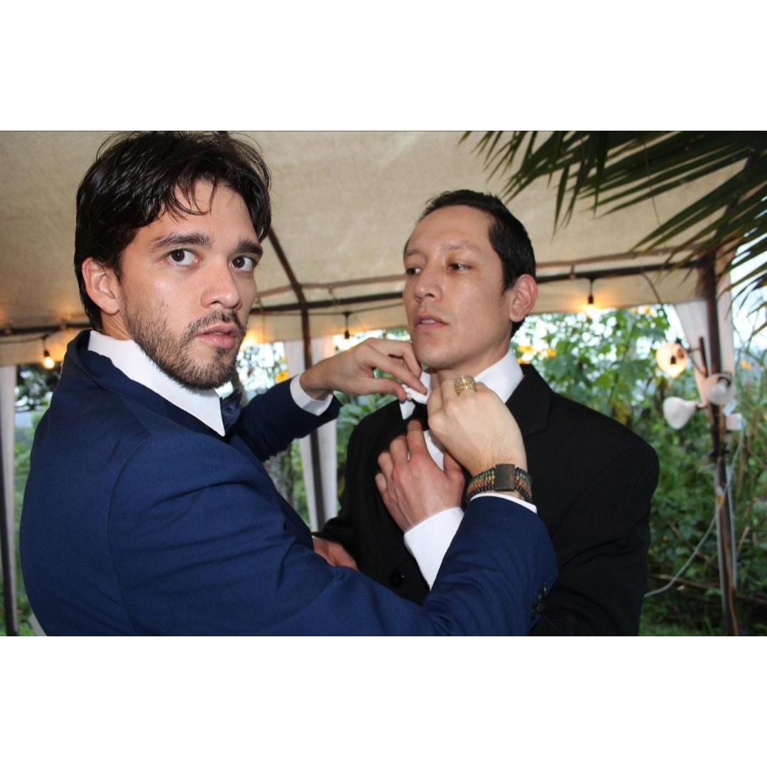 Our friend Hector and Adrian.