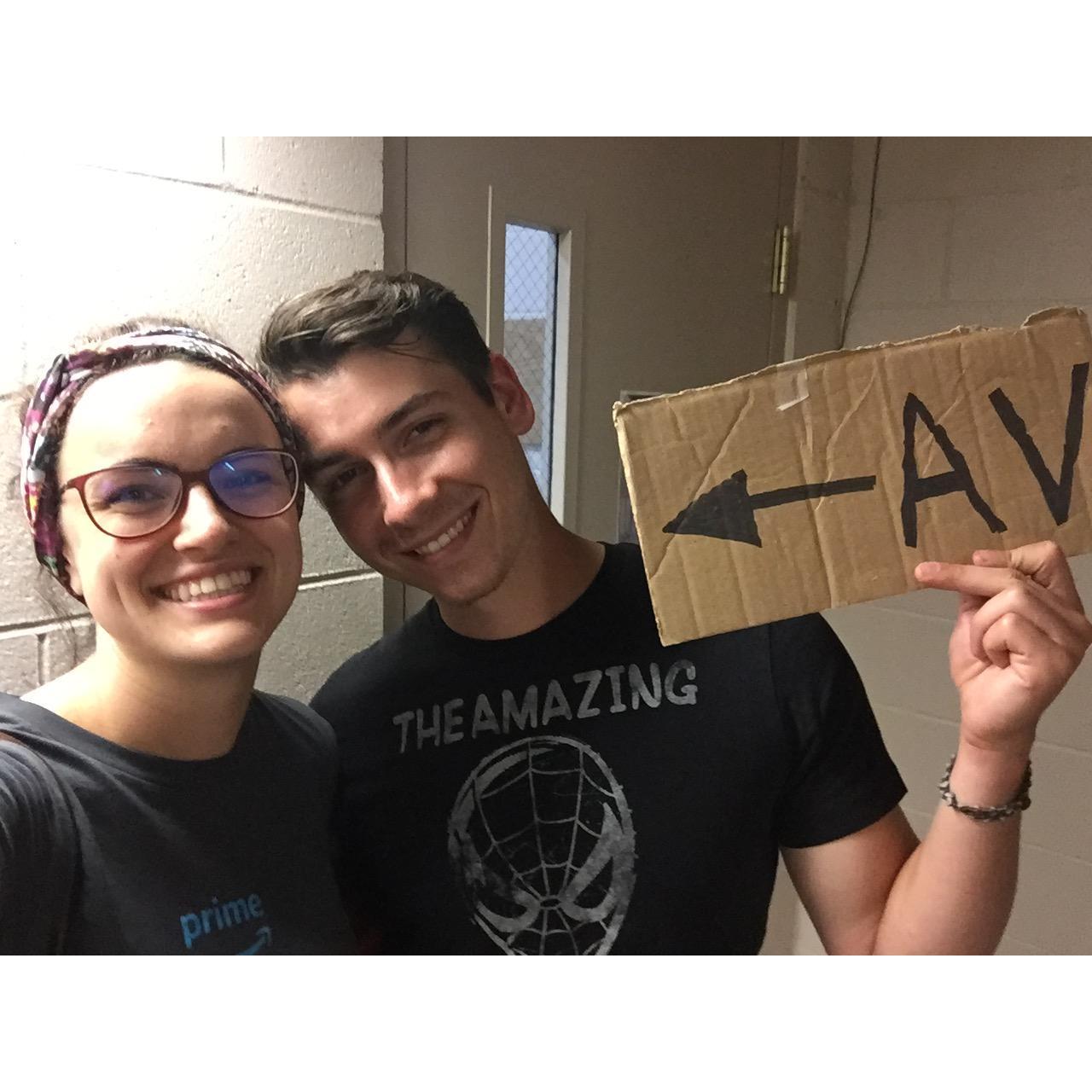 Working with Third Place Teens at Fellowship Bible Church was the best stepping stone to a marriage of ministry together. What a blessing. And who wouldn't want a photo with The Amazing AV??