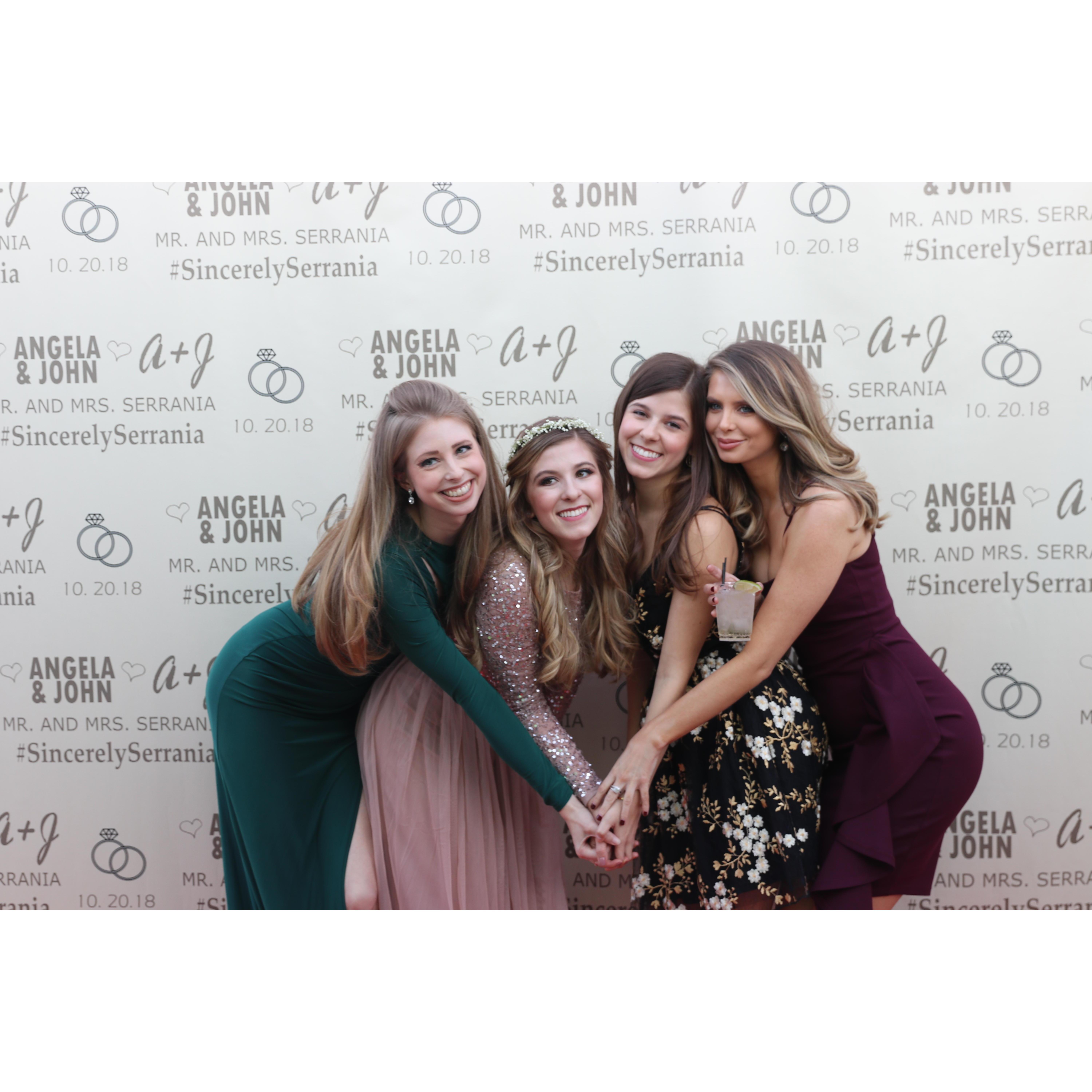 Cousins; Christine Riccio, Caroline Springhorn, Holly Springhorn and Olivia Riccio