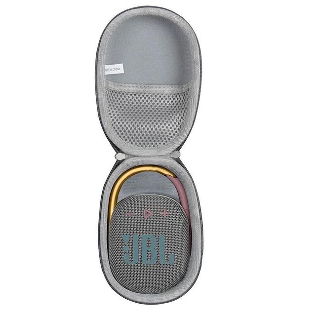 Anleo Hard Travel Case for JBL Clip 5 / Clip 4 - Portable Mini Bluetooth Speaker (Gray)