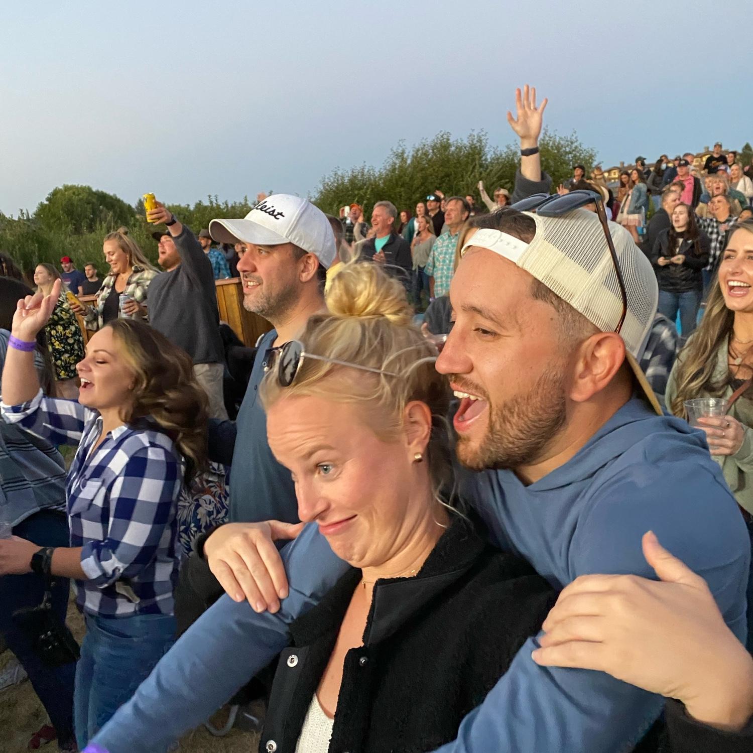 Our first country concert