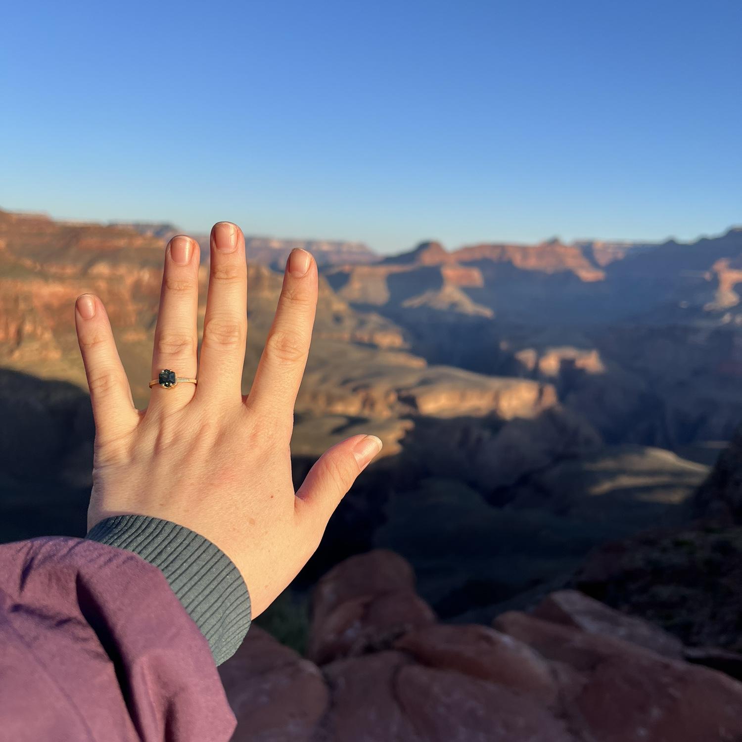 Ring's first sunrise hike ⬡