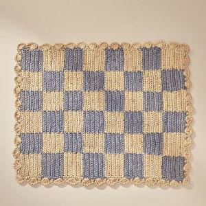 Checkered Placemat - Blue