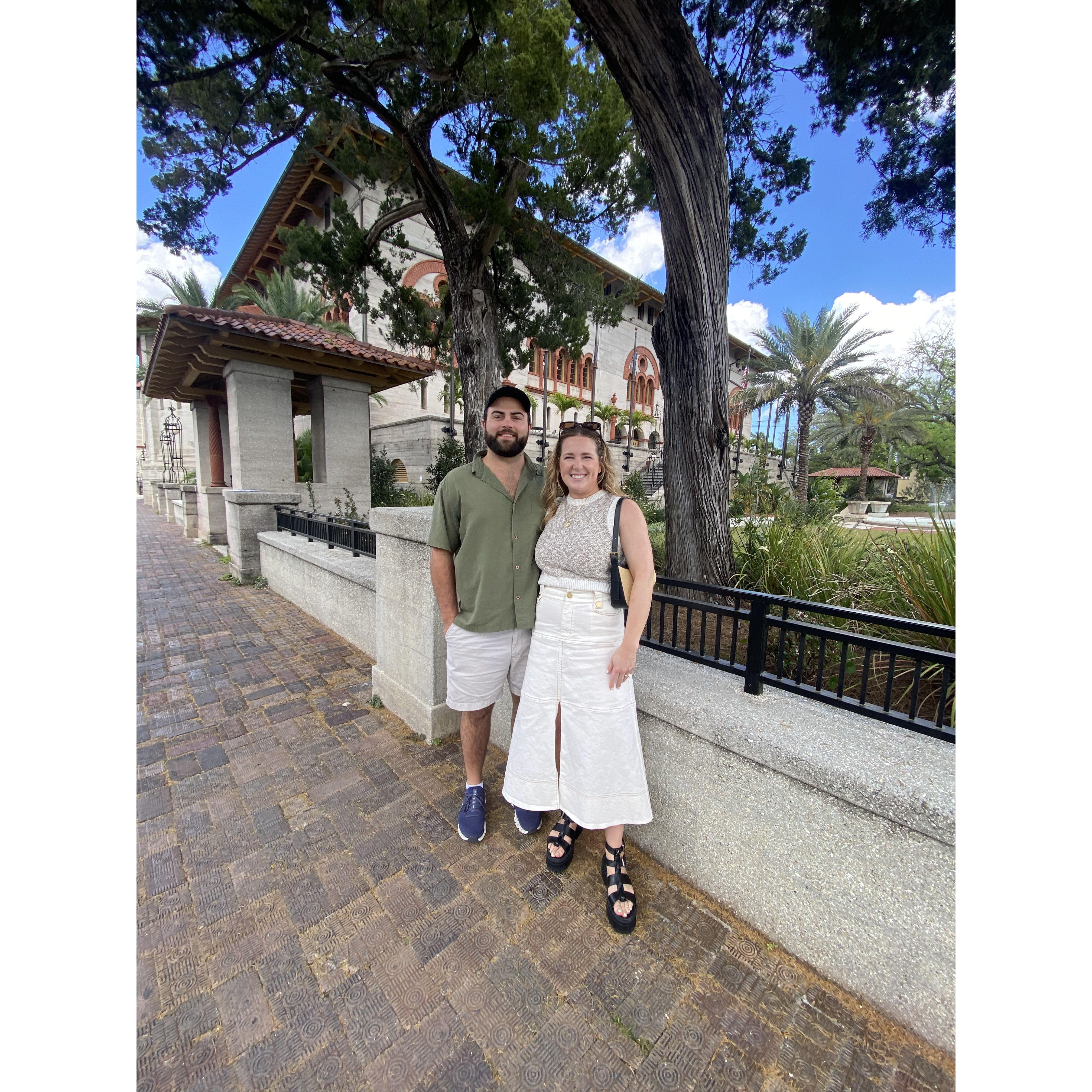 Touring wedding venues in St. Augustine, FL