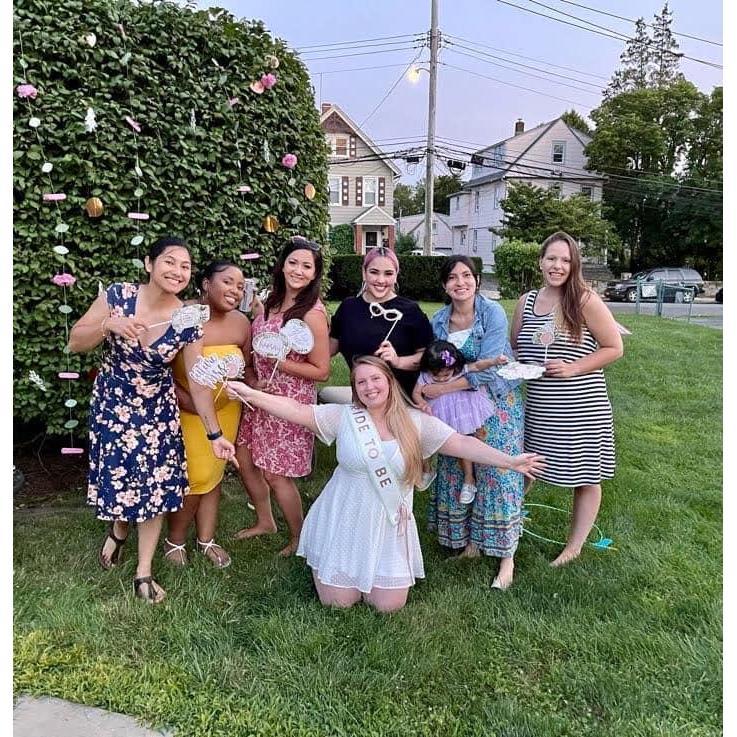 Our Engagement Party!!! Finally <3 
The girls: Merjoy, Kristna, Kayla, Me (Linda), Olimpia, Allison and Laura, and Megan!!