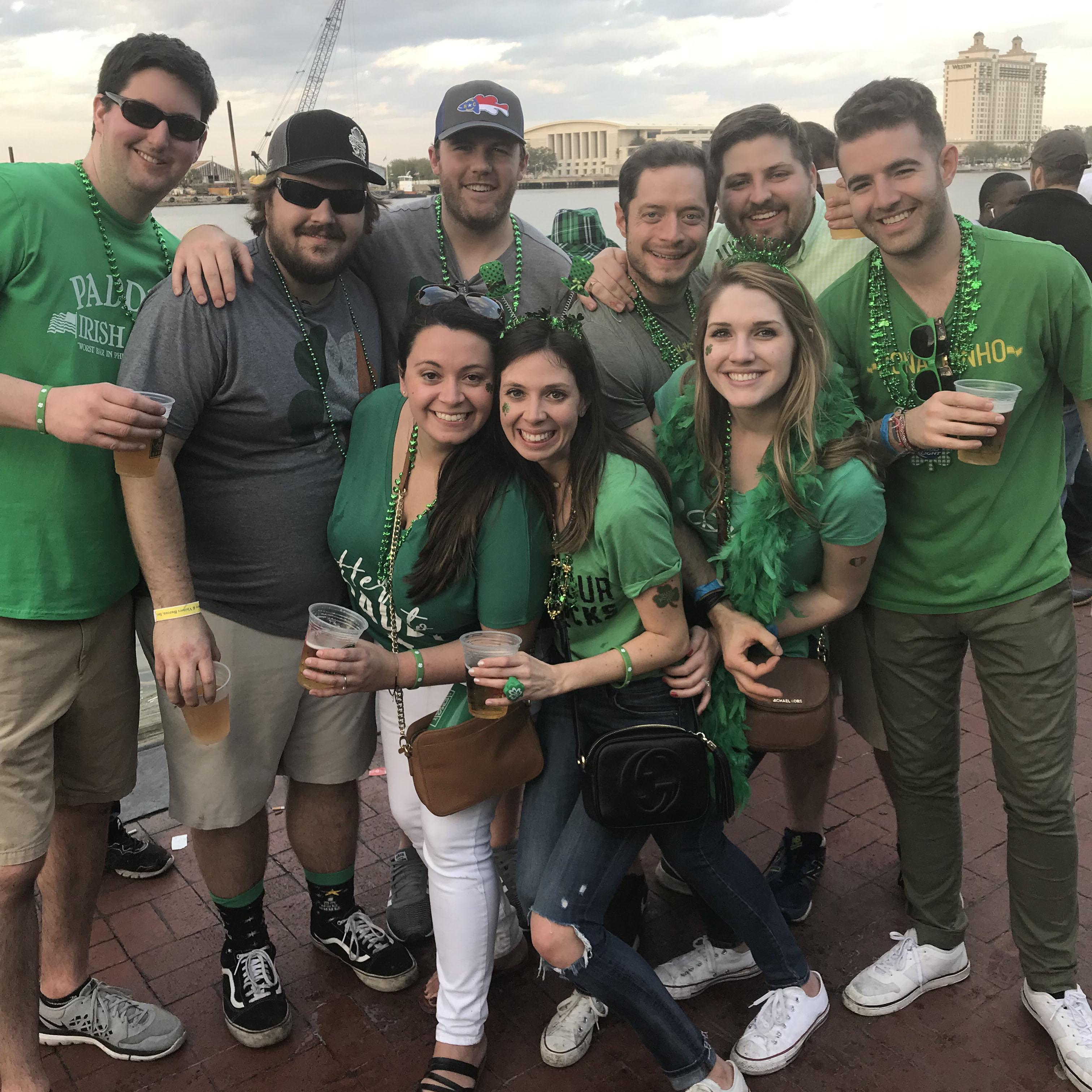St. Patrick’s day in Savanah, GA