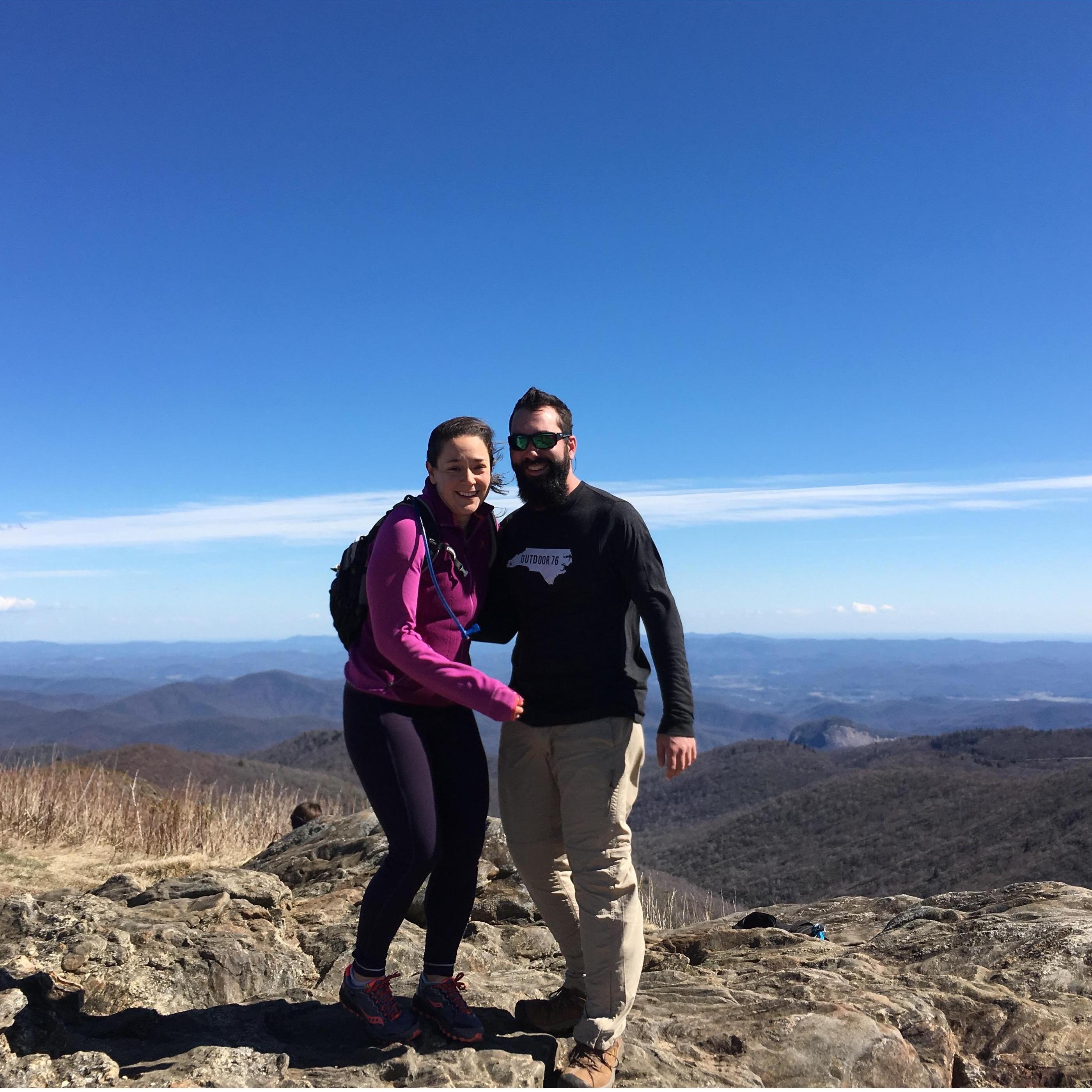 Feb. 2017. Asheville, NC. Hiking up Black Balsam off the Blue Ridge Parkway.