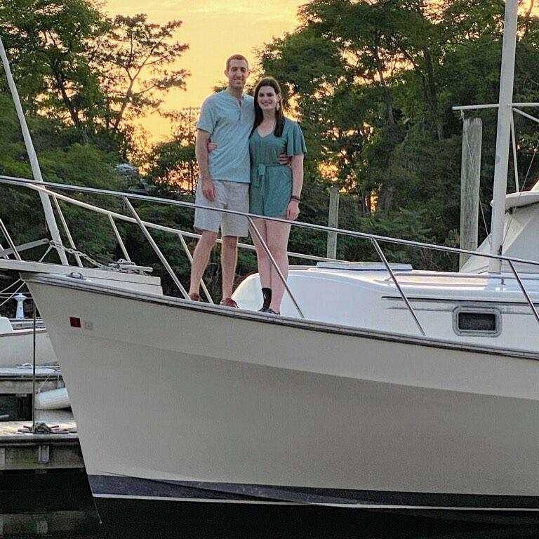 Dan's Parents Boat in Connecticut