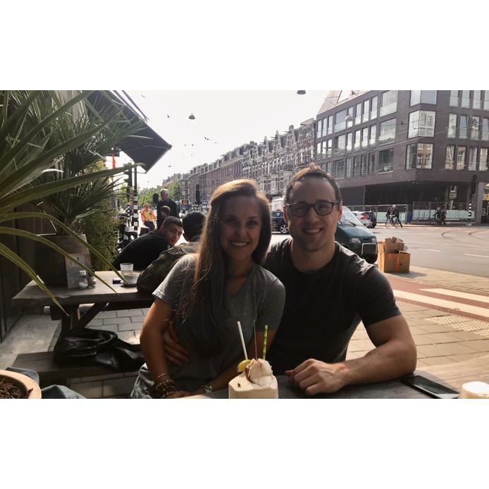 Visiting our best friends in Amsterdam